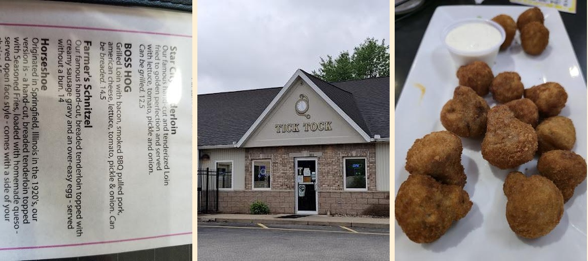 The Tick Tock Tavern & Family Eatery Menu